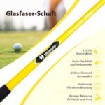 Junior #3 medinė vairavimo lazda 34 coliai (Geltona)