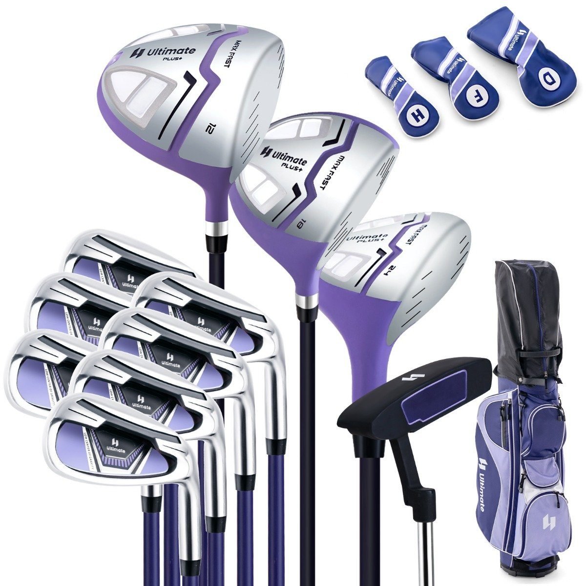 golfschl_ger-golfschl_gers_tze-sp38125vt-1_1_ Pilnas moteriškas 11 dalių golfo lazdų komplektas (Violetinė)