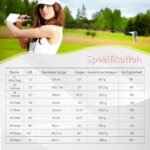 9 dalių moteriškas golfo lazdybų komplektas dešiniarankiams (Rožinė)