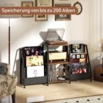 Stovas patefonui su lentynomis ir talpyklomis (Ruda)