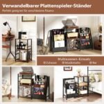 Stovas patefonui su lentynomis ir talpyklomis (Ruda)