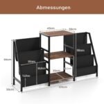 Stovas patefonui su lentynomis ir talpyklomis (Ruda)