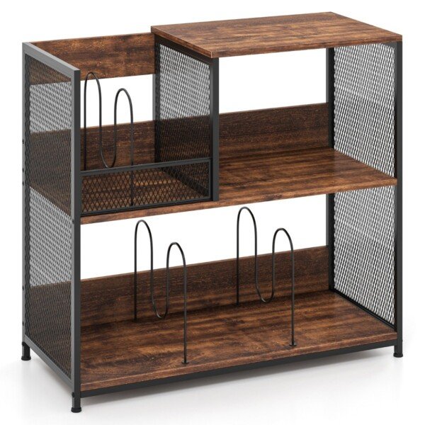 Daugiaaukštis stovas plokštelių grotuvui talpinantis 300 plokštelių (Ruda)