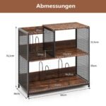 Daugiaaukštis stovas plokštelių grotuvui talpinantis 300 plokštelių (Ruda)