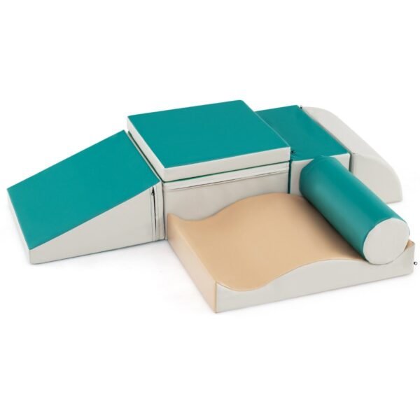 7 dalių putplasčio blokelių komplektas vaikams (Žalia)