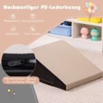 Minkštos putplasčio laipiojimo kaladėlės vaikams (Juoda)