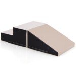 Minkštos putplasčio laipiojimo kaladėlės vaikams (Juoda)