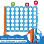 Didelis „4 iš eilės“ žaidimas su priedais (Oranžinė)