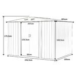 Sodo namelis su stumdomomis durimis (Žalia)