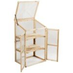 Medinis šiltnamis su trimis lentynomis (Natūrali)