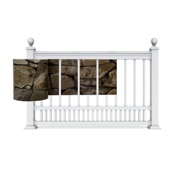 PVC tvora su apsauga nuo vėjo ir privatumo 35 m x 19 cm (Kavos)