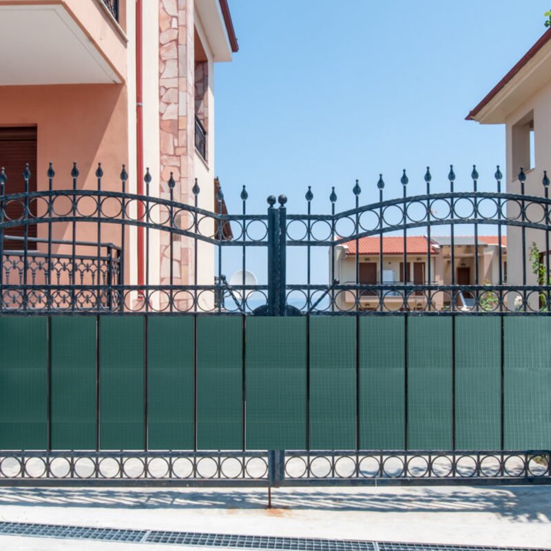 Apsauginė tvora nuo vėjo ir smalsių akių 35 m x 19 cm (Tamsiai žalia)