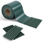 PVC tvora su tvirtinimo klipais 50 metrų ilgio (Žalia)