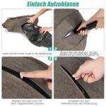 Sportinis kamuolys su rankenomis ir juosmeniu 65 cm skersmens (Ruda)