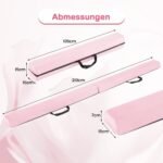 Sulankstomas gimnastikos takas balansui (Rožinė)