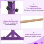 Reguliuojamo aukščio gimnastikos treniruoklis (Violetinė)