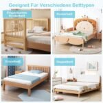 Reguliuojamo aukščio lovos apsauginės grotelės 120 cm (Balta)