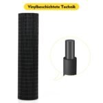 Dekoratyvinė tvora 91 cm x 15 5 m (Juoda)