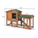 Erdvus dviejų aukštų medinis namelyje smulkiems gyvūnėliams (Kavos)