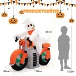 Pripučiamas motociklininkas Helovinui (Balta)