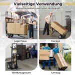 Universali transportavimo vežimėlė 3-in-1 (360/450 kg) (Juoda)