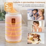 Elektrinis rankšluosčių džiovintuvas su LED apšvietimu 20L (Baltas)