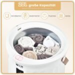 Rankšluosčių džiovintuvas su 20 L talpa ir laikmačiu (Balta)