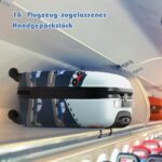 5 dalių vaikiškas kelioninis rinkinys: 16 colių lagaminas ir kuprinė (Mėlyna)