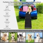 Sulankstoma gyvūnų rampos paaukštinimas automobiliams ir baldams (Juoda)