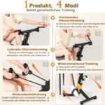 Judantis treniruoklis su pedalais ir reguliuojamu vairu (Juoda)