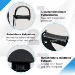 Mini dviratis kojų ir rankų treniruoklis su reguliuojamu pasipriešinimu (Balta)