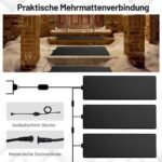 Elektrinis sniego tirpdymo kilimėlis 25 5 x 76 cm (Juoda)