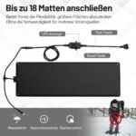 Elektrinis sniego tirpdymo kilimėlis 25 5 x 76 cm (Juoda)