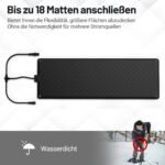 Elektrinė takelio atitirpinimo kilimėlis su šildymu (Juoda)