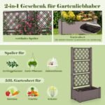 Pakeliamas gėlynas su atramine sienele (Ruda)