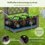 Pakeliamas gėlynas su atramine sienele (Ruda)