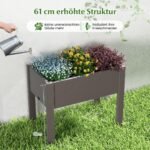 Pakeltas plastikinis daržas su savaime laistymo sistema (Kavos)