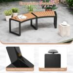 Lauko suoliukas be atlošo 360 kg atlaikantis (Ruda)