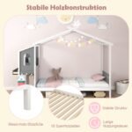 Namuko formos lova su rašomuoju stalu ir stalčiais (Natūrali)