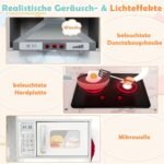 Vaikiška virtuvėlė su šviesos ir garso efektais (Pilka)