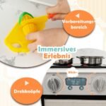 Vaikiška virtuvėlė su šviesos ir garso efektais (Pilka)