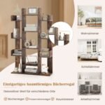 Stilinga 13 atvirų skyrių knygų lentyna (Ruda)