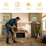 Reguliuojami medienos pjovimo stovai 2 vnt (Geltona)