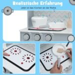 Vaikiška virtuvėlė su šviesos ir garso efektais (Pilka)