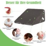 Ergonomiškas atraminis pagalvės įdėklas su atminties putomis (Ruda)