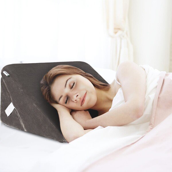 Ergonomiškas atraminis pagalvės įdėklas su atminties putomis (Ruda)