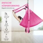 Oro Joga Hamakas Kūnui Stiprinti (Rožinė)
