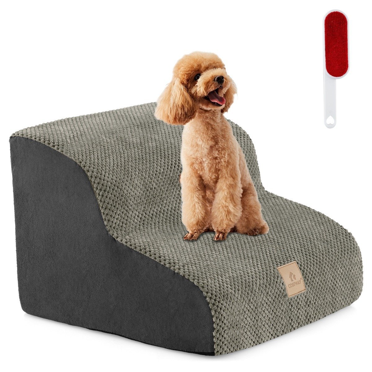 hundetreppe-hundestufe-11850_7_ Dvipakopiai putplasčio šunų laipteliai (Pilka)