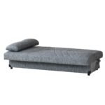 Daugiafunkcis miegamasis suolas su integruota daiktadėže 181 cm (Tamsiai pilka)