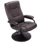 Sukamas ir atlošiamas TV fotelis su pakoja (Ruda)